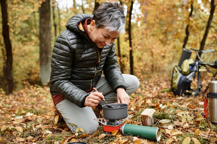 minimalistisch outdoor kochen