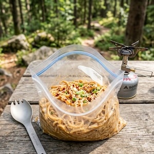 Trekking Rezept- Reisnudeln mit Erdnusssoße