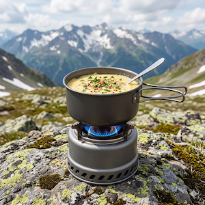 Polenta mit Bergkäse